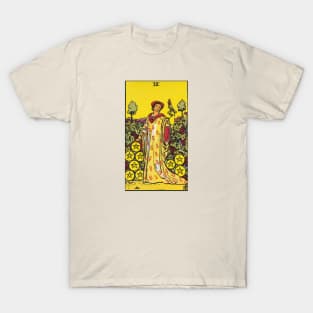 Nine of pentacles tarot card T-Shirt